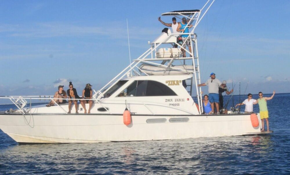 Premium Fishing Charter in Denarau Island, Fiji - 45' Sport Fisherman Boat