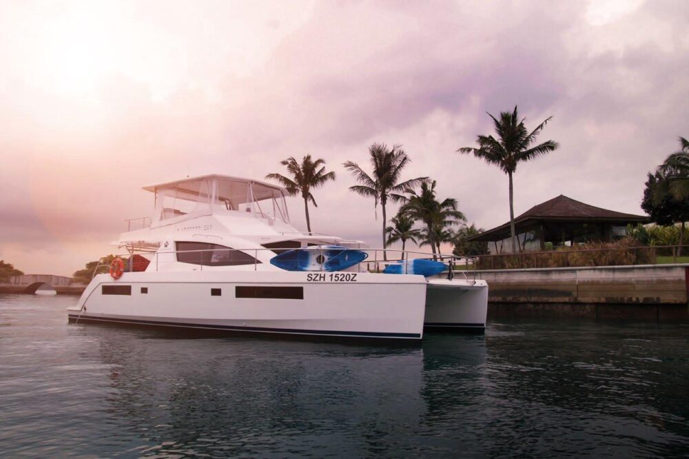 Luxury Keppel Bay Yacht Rental: Valencia 51ft Leopard Catamaran Experience in Singapore