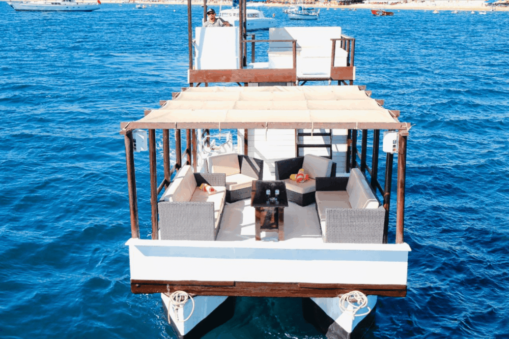 Private Boat Tour, Snorkel, SUP, and Fun Water Mat 12 pax