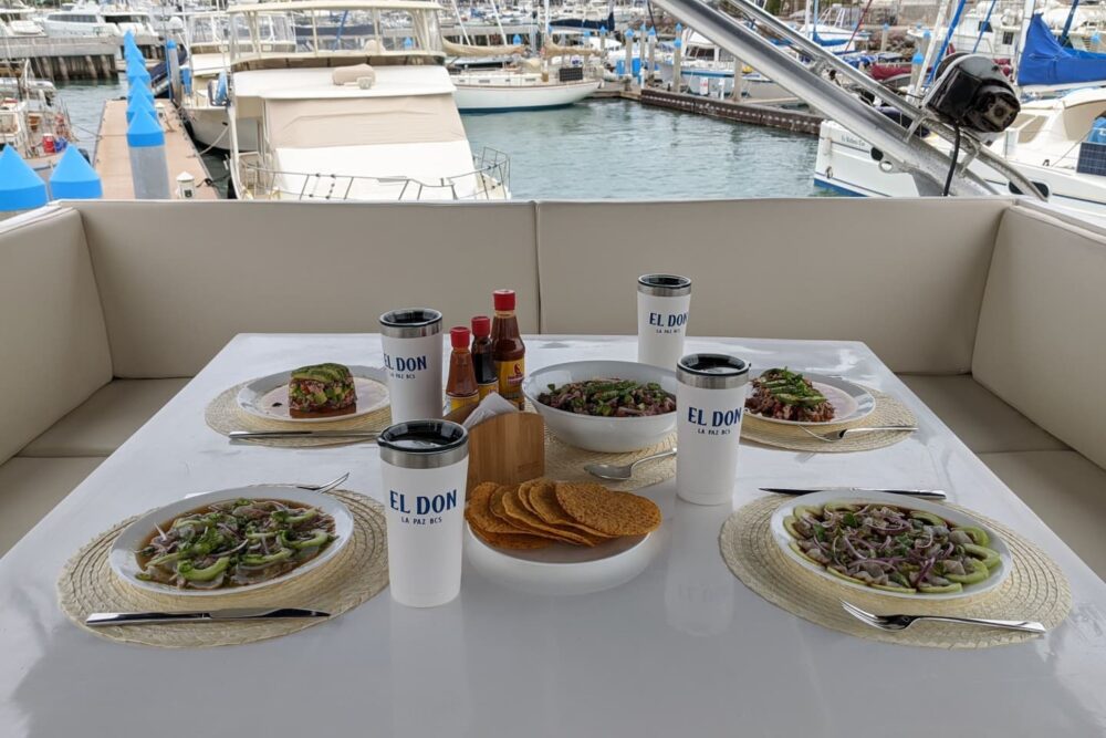 "El Don" is a 65ft Classic Hatteras luxury yacht docked in La Paz, Mexico. - Image 3