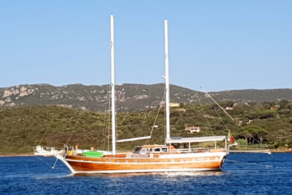 Luxury Yacht Charter in the Med Italy and France with Schooner Gullet Victoria.