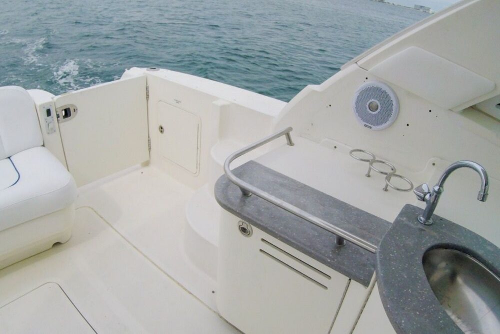 Sundancer boat to rent at Playa Mujeres - Image 6