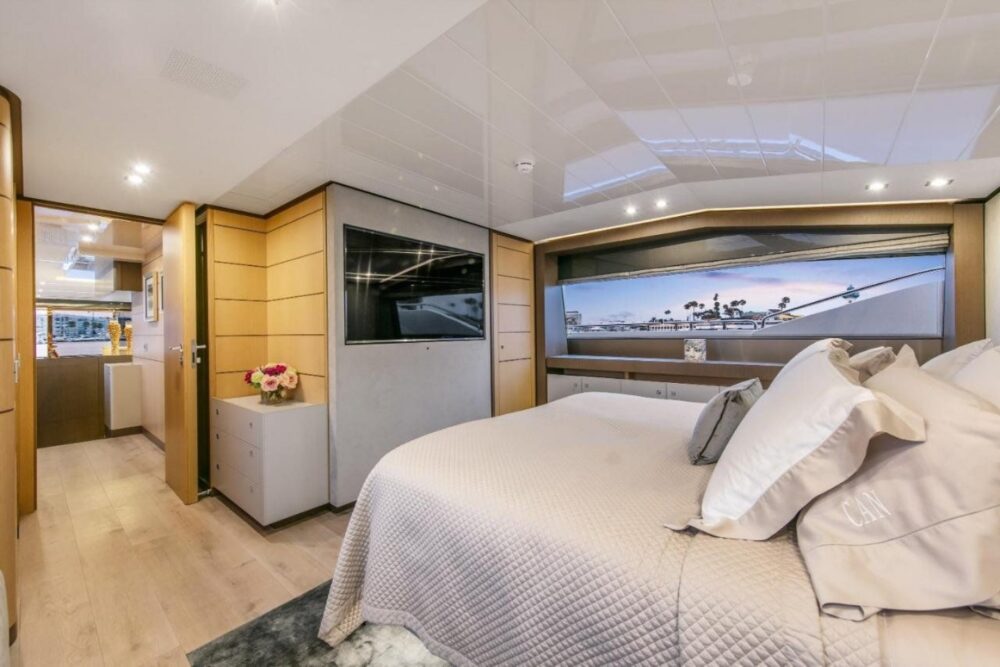 Discover unparalleled luxury aboard our 96’ Ferretti Mega Yacht. - Image 17