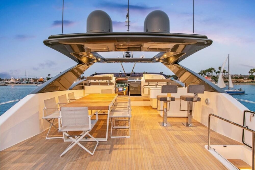 Discover unparalleled luxury aboard our 96’ Ferretti Mega Yacht. - Image 4