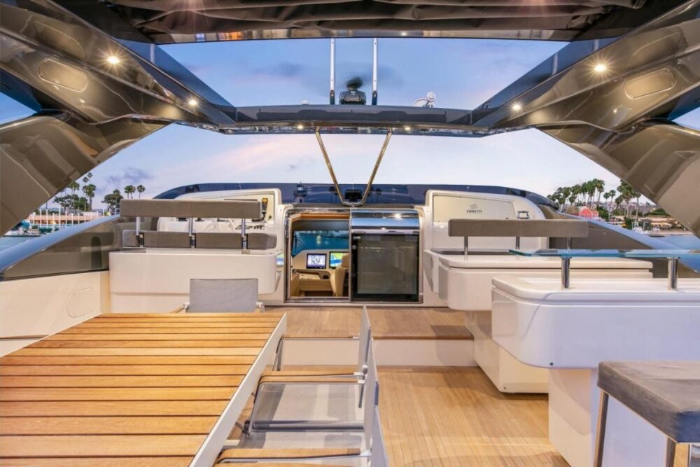 Discover unparalleled luxury aboard our 96’ Ferretti Mega Yacht. - Image 3