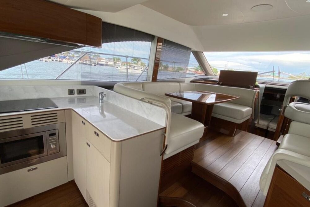 Step aboard our 45' Princess yacht, a symbol of sophistication and contemporary - Image 9