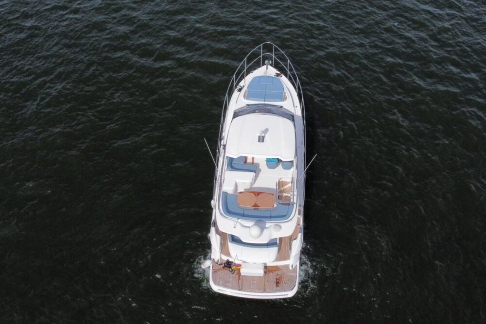 Step aboard our 45' Princess yacht, a symbol of sophistication and contemporary - Image 5
