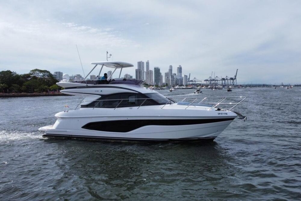 Step aboard our 45' Princess yacht, a symbol of sophistication and contemporary