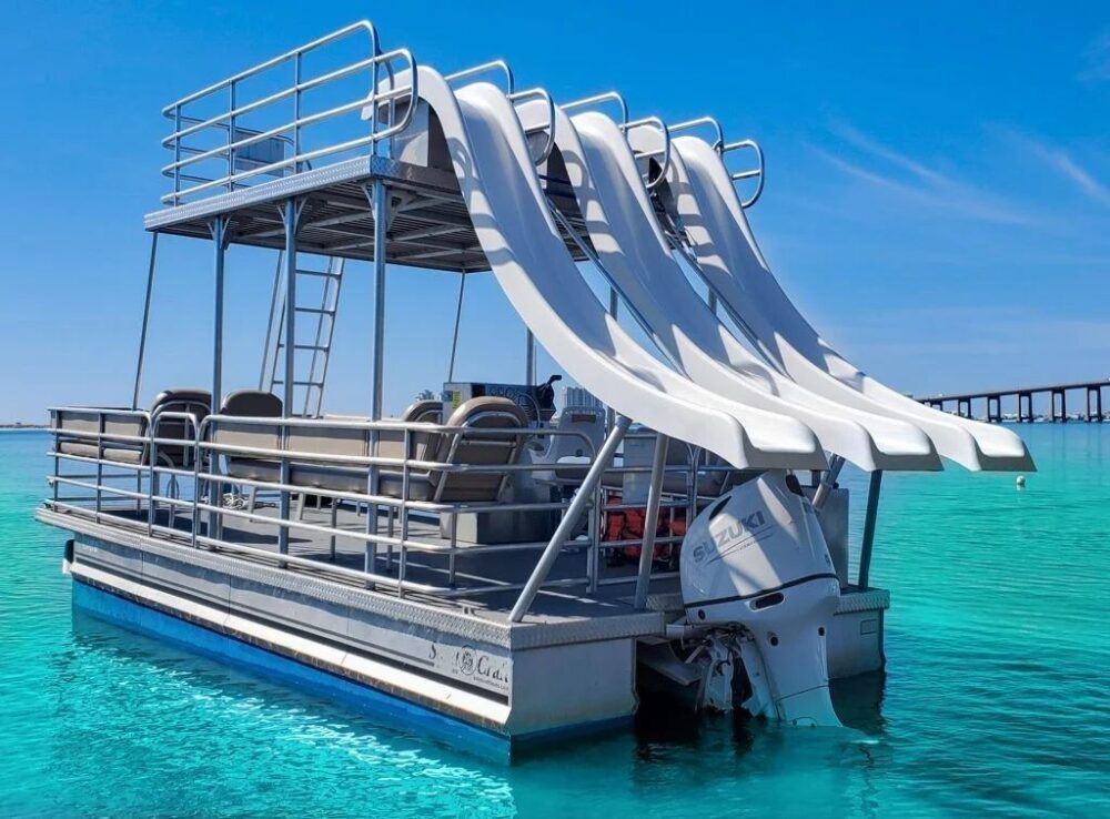 2024 Aloha 30' Tropical Slide Pontoon - Rowdy Boats | Nashville, TN