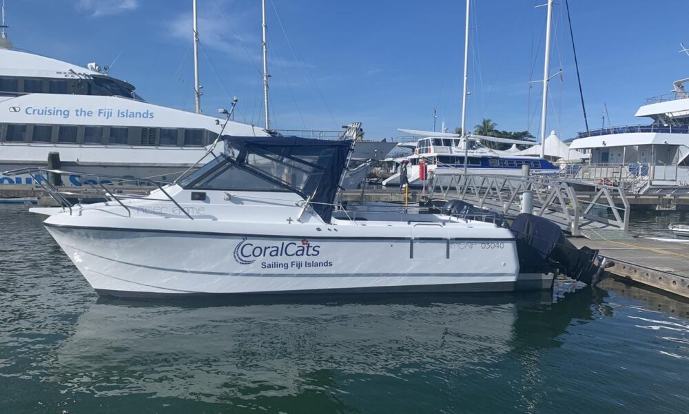 Rent a 24' Kevlacat Sport Fisher for Island Exploration in Denarau, Fiji - Image 3