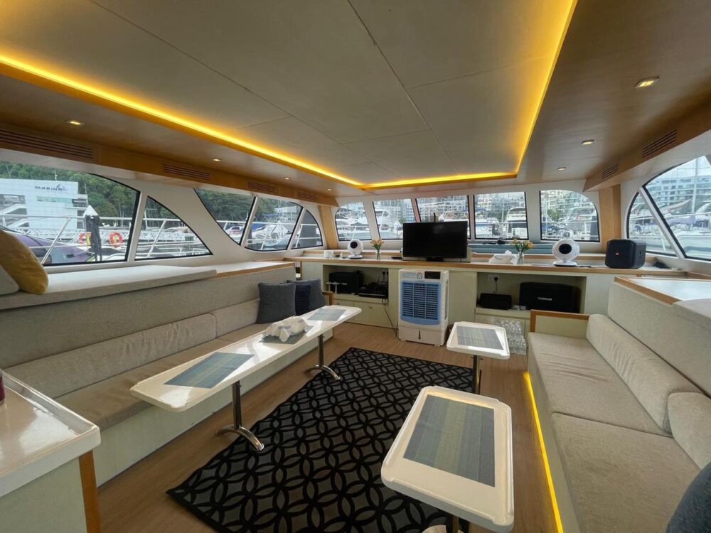 Luxury Keppel Bay Yacht Rental - 47ft Catamaran Private Charter Experience in Singapore - Image 6