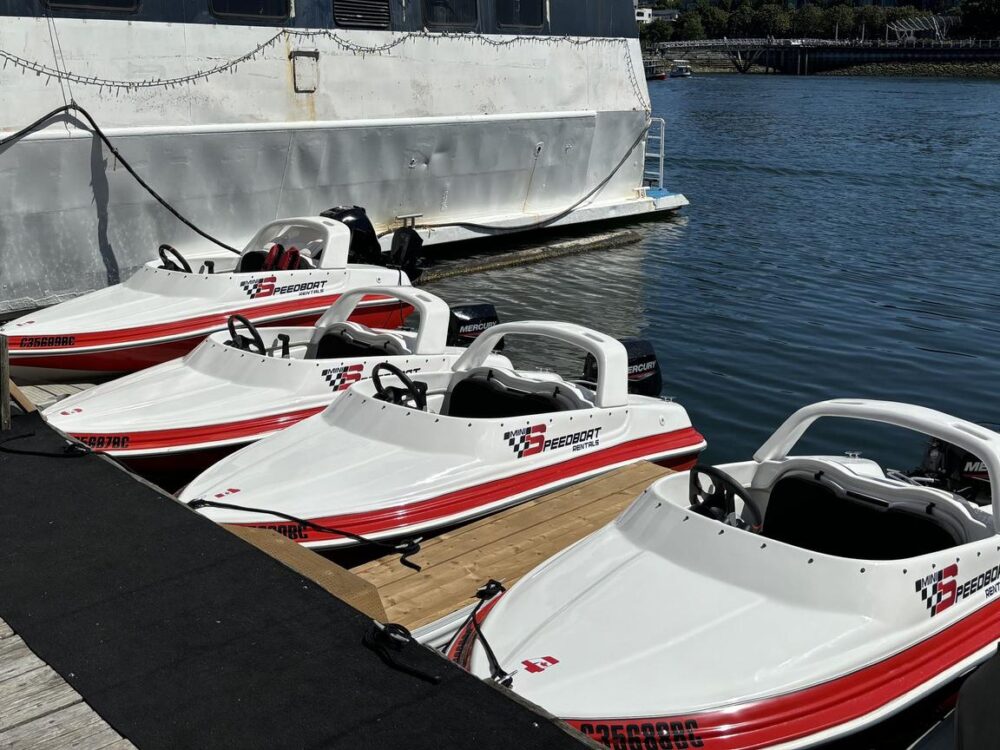 Mini Speedboat Rentals in Downtown Vancouver - Captain Your Own Adventure