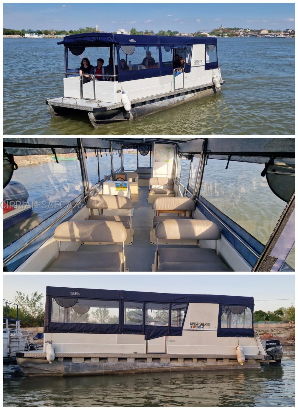 12 Person Pontoon Boat KINGFISHER in Tulcea