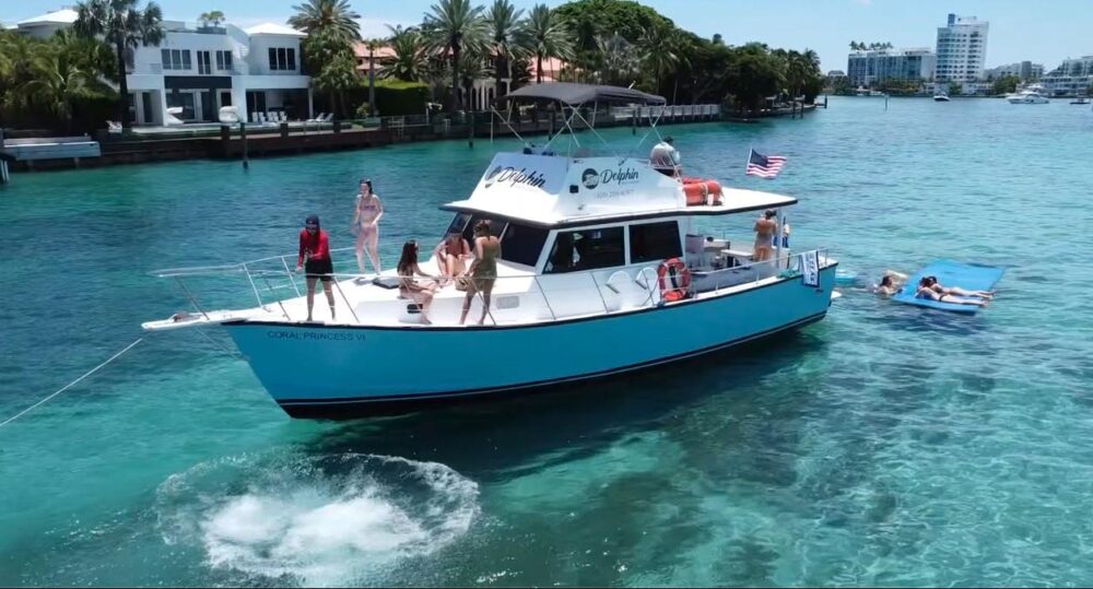 Celebrate with Yacht Party & Sightseeing in Miami Beach — up to 34 Guests!