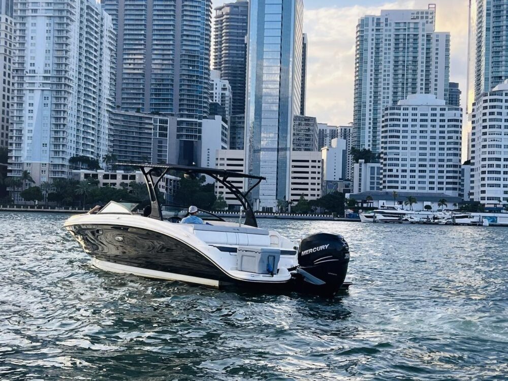 Luxury Miami Sundeck Party Boat Experience | Sea Ray 30' with Free Hour Promotion - Imagen 22