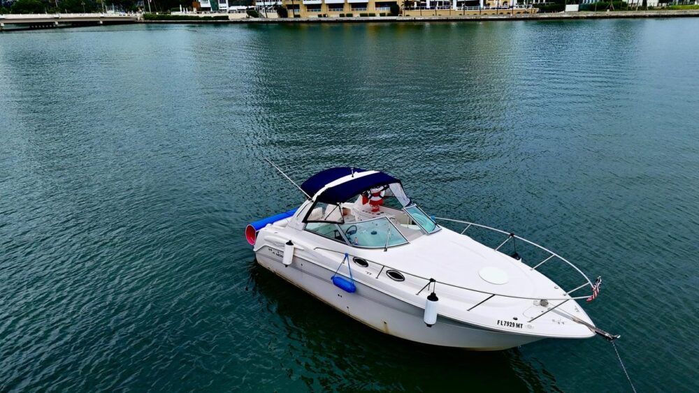 Luxury 32ft Monterey Yacht - Private Miami River Cruises for Groups of 10 - Imagen 10