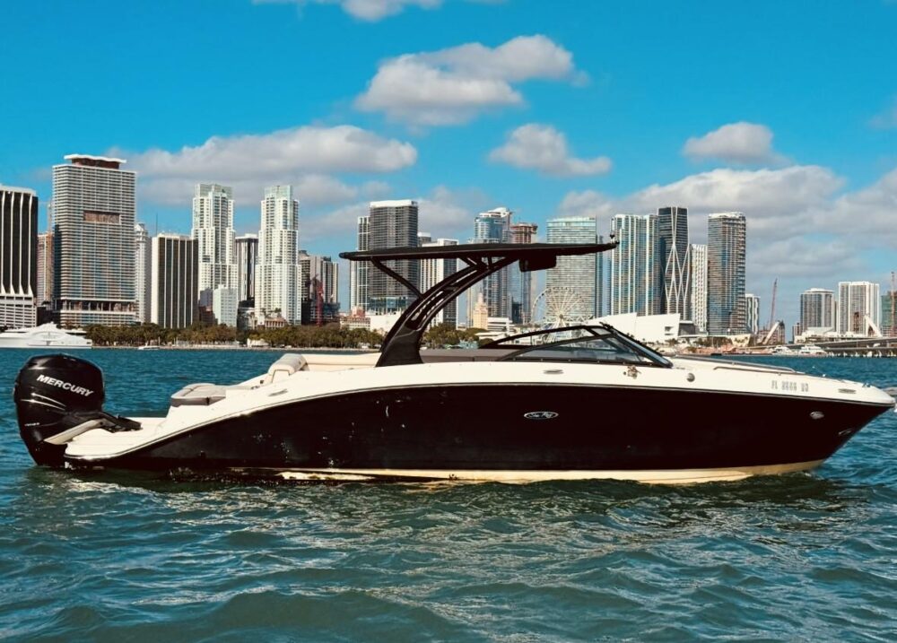Luxury Miami Sundeck Party Boat Experience | Sea Ray 30' with Free Hour Promotion - Imagen 31